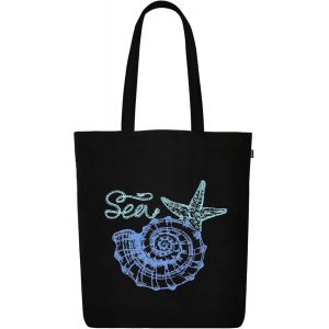 Sjzg-Ecoright Aesthetic Canvas Tote Bags For Women, Reusable Tote Bag With Zip, Ideal For Grocery, Shopping, Travel, School - Neuf