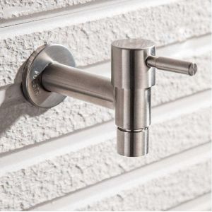 Seul Froide, Machine À Laver Robinet, 304 Acier Inoxydable, Céramique De Base, Rapide, Ouvrir Le Robinet, Tsui Robinet, De L'Argent - Neuf