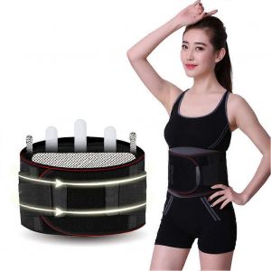 Ceinture D'exercice En Tourmaline Auto-Chauffante Noire Xl Pour Soulager La Douleur Et Soutenir Les Muscles - Neuf