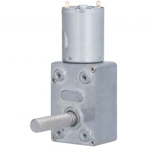 XYONG Moteur a turbine JGY370 a arbre filete, vis M8, moteur autobloquant a basse vitesse, longueur d'arbre 33 mm, 24 V CC (66 tr/min) - Neuf