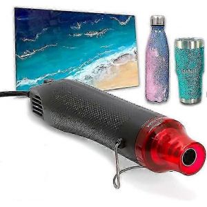 Outil D'élimination Des Bulles Pour La Résine Époxy Et L'art Acrylique,Gobelets À Paillettes De Bricolage,Pistolet Thermique Spécialement Conçu Pour La Fabrication De Gobelets De Tasse De Voyage En Ré - Neuf
