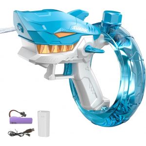 Pistolet À Eau Electrique,Pistolet À Eau Automatique,Pistolet À Eau Longue Portée De 10meter,Puissant Pistolet À Eau Avec Batterie Rechargeable,Pour Extérieure, Fête, La Plage, La Piscine - Neuf