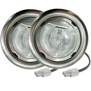 2 Pièces 20w G4 Ampoule Halogène 12v Ac Verre Clair Sous L'armoire Lumière Rondelle Ampoule Armoire Vitrine Placard Étagère Refroidisseur De Vin Lampe - Neuf