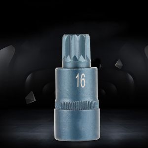 Douille pour tournevis electrique 12 pans, douilles pour outils electriques 1/2"" 50 mm (M16) - Neuf