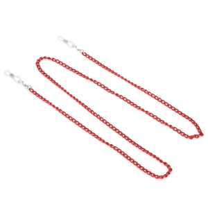 Chaine De Lunettes De Lecture Antiderapante, Accessoire Pour Lunettes De Soleil, Rouge - Neuf