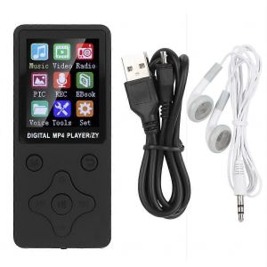 T1 Music Mp3 Lecteur Mp4 8g Bluetooth Prise En Charge Carte Mémoire 32g Boutons Losange Noir - Neuf