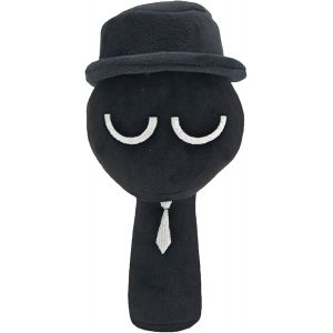 DDA-Peluche, Plushies Toys Cadeaux pour Les Fans, Jouet en Peluches Figurines Poupée (Noir) - Neuf
