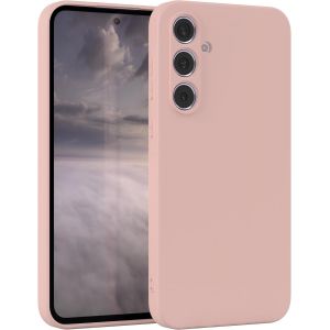 TRAHOO-- Housse en Silicone pour Galaxy A35 Housse Souple Antichoc Housse pour Portable avec Protection pour Appareil Photo Fines Premium Protection Cover TPU Phone Bumper en Rose - Neuf