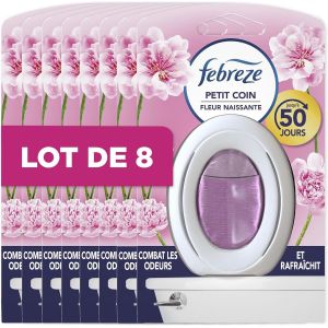 VornixorSarlshopPetit Coin, D&eacute;sodorisant WC En Continu (7.5ml x8), Parfum Fleur Naissante, Combat Les Odeurs en Continu, Fra&icirc;cheur Jusqu'&agrave; 50 Jours - Neuf
