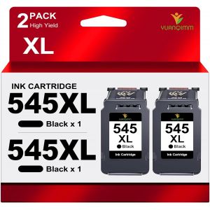 JEXNOVASHOP-545 Black PG-545XL Noir Compatible pour les Cartouches d'imprimante Canon 545 pour Canon PG 545 XL Noir pour Canon Pixma TS3350 MX495 TR4550 TS3150 TR4551 MG2550s MG2555s TS3151 MG3050 MG - Neuf