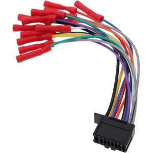 Adaptateur de Faisceau de C&acirc;bles St&eacute;r&eacute;o 16 Broches pour Autoradio Compatible avec Pioneer DEH AVH AVIC MVH FH SPH Les Radios - Neuf