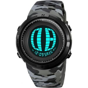 Eryi-Montre Homme Led Digital Alarma Chronomètre Date Affichage Unique 50m Etanche Outdoor Militaire Montre Bracelet Plastique Et Caoutchouc - Neuf