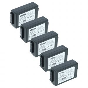 vhbw 5x Batterie remplacement pour Psion WA3006, WA3020, 1050494-002, 1050494 pour ordinateur handheld (3300mAh, 3,7V, Li-ion) - Neuf