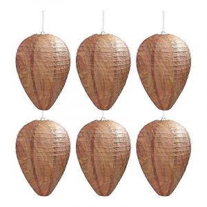 Leurre De Nid, 6 Pi&egrave;ces Suspendues Faux Nid Naturel Faux Nid R&eacute;pulsif &Eacute;tanche S&ucirc;r Faux Pi&egrave;ge Non-P - Neuf