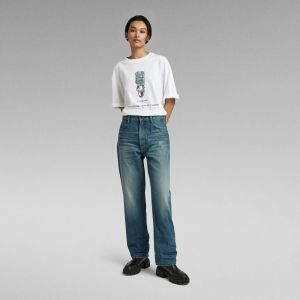 Jean Type 89 Loose - Bleu Moyen - Femmes - Neuf