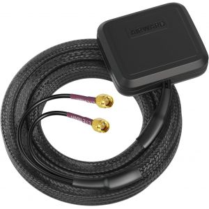 MEVRONISSHOP-Antenne MIMO 4G LTE Ultra Plate Omnidirectionnelle avec Double Connecteur SMA M&acirc;le Compatible avec Les Routeurs 4G LTE - Neuf