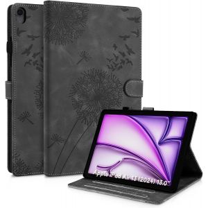 Eryi-Coque Pour Ipad Air 13 2024 13 Pouces/Ipad Pro 12.9 Pouces Pissenlit Housse En Tablette Cuir Pu Protection Pour Ipad Air 13 2024 13 Pouces/Ipad Pro 12.9 Pouces Noir - Neuf