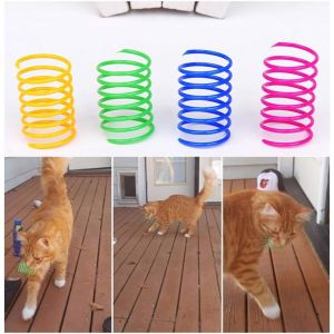 Jouet À Ressort Pour Chat, Jouet À Ressort Pour Chat 12 Pièces, Interactif Coloré - Neuf