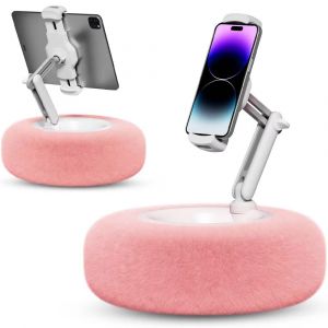 Support Coussin Tablette Et Téléphone / Réglable, Confortable, Pour Lit, Bureau, Chat Vidéo, Streaming, Lecture, Ipad - Neuf