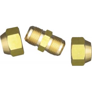Rallonge de tuyau en cuivre pour climatisation-Double connecteur-Tête de connexion intermédiaire-Sans soudure-Tube en cuivre de 6 à 19 mm-Écrou évasé (12,7 mm) - Neuf