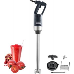 NouvelHorizonstore-Mixeur Plongeant 750 W M&eacute;langeur &agrave; Main Immersion Commercial Robuste 855 mm Vitesse Variable Lame en Acier Inoxydable 304 Mixeur Portable Polyvalent pour Soupe Smoothie Pur&eacute;e Alime - Neuf