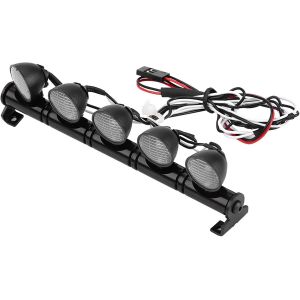 5 Led Lumi&egrave;re,Pi&egrave;ce Accessoire Pour Axail Scx10 Lumi&egrave;re Rc Barre Phare Lampe Traxxas Rc Voiture-Clicksell - Neuf