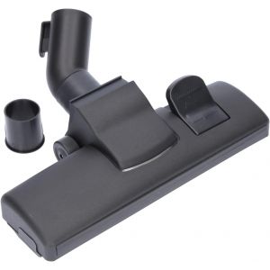 Brosse d'aspirateur universelle 35/32 mm, plastique, avec 2 roulettes, prise et adaptateur pour tapis, compatible avec les aspirateurs AEG, Siemens, Miele, Bosch, etc. - Neuf