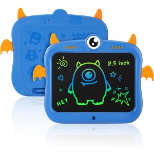 Tablette D'&Eacute;criture Lcd Pour Enfants, Tablette De Dessin Color&eacute;e De 8,5 Pouces, Jouets &Eacute;ducatifs, Cadeaux D'Anniversaire Pour Gar&ccedil;ons Et Filles &Acirc;g&eacute;s De 3, 4, 5, 6, 7 Et 8 Ans(Bleu) - Neuf