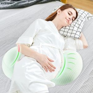 Oreiller De Grossesse Pour Dormir, Oreiller De Grossesse En Forme De U, Coussin De Soutien Du Corps Pour Femme Enceinte, Oreiller De Grossesse R&eacute;glable, Oreiller De Corps Doux Pour La - Neuf