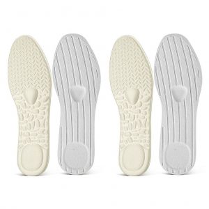 Lot De 2 Paires De Semelles Interieures De Sport Pour Homme Et Femme, Amorti Hautement Elastique, Absorption Des Chocs, Respirantes Et Confortables, Pour La Course A Pied Et La Marche - Neuf