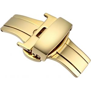 Kal-Boucle D&eacute;ployante En Acier Inoxydable, Boucle De Remplacement Pour Bracelet De Montre, Largeur Boucle 10mm 12mm 14mm 16mm 18mm 20mm 22mm - Neuf