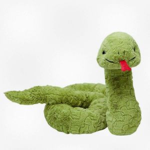 Peluche serpent mignon avec langue tirée, cadeau idéal pour anniversaire, vacances, enfants-Style 20 - Neuf