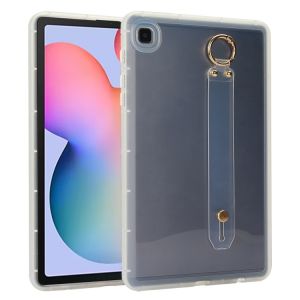 Housse hybride en PC et TPU souple avec support pour Samsung Galaxy Tab S6 Lite 2024 / 2022, Transparent - Neuf