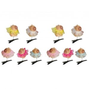 Épingles À Cheveux En Forme De Dessin Animé, 5/10/15/20 Pièces, Pinces À Cheveux Légères À Ressorts En Métal, Accessoires Amusants Pour Cheveux-10 Pièces E - Neuf