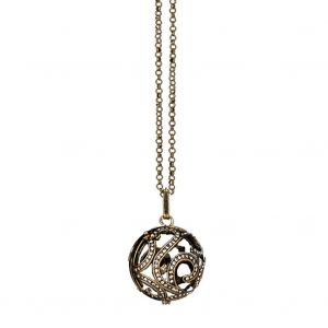 Collier Avec Pendentif En Chaine Plaquee Pour Femme Et Fille, Bijou Delicat En Cuivre (#3) - Neuf