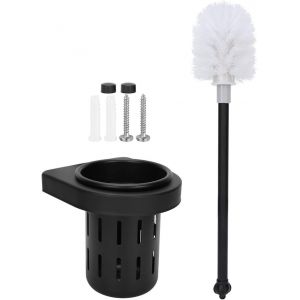 lbgwp60-De Toilette, Space Ensemble De Et Support De De Toilette En Aluminium Noir, Ensemble De Support De De Toilette Mural Fourniture De Salle De Bain Pour Le Rangement - Neuf