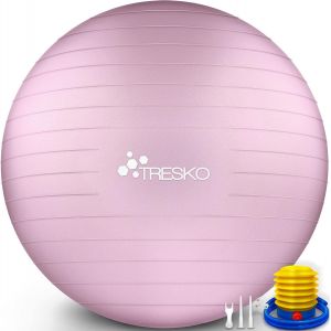 Ballon De Gymnastique|Anti-&Eacute;clatement|Boule D'assise|Balle De Yoga|Balles D'exercices Fitness|300 Kg|Avec Pompe &Agrave; Air.[K911] - Neuf