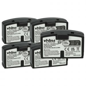 vhbw 5x Batterie compatible avec Sennheiser A200, Audioport A200, HDI 380, HDI 302, HDI 302 AKG casque audio, &eacute;couteurs sans fil (60mAh, 2,4V, NiMH) - Neuf