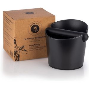 KAL-Barista Edition, Récipient De Qualité Supérieure Pour Marc De Café Expresso À Partir Du Porte-Filtre, Ø 12,2/10 Cm, H 9,4/12,7 Cm, Abs, Récipient À Marc Avec Barre À Pression Amovible - Neuf