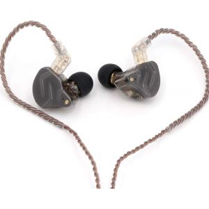 AYU-KZ ZSN Pro Écouteurs Intra-Auriculaires Hybrides en Métal avec Câble Détachable Encastré 2Pin, Panneau en Alliage de Zinc(Noir, sans Microphone) - Neuf