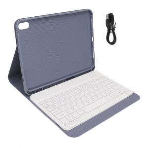 Clavier Bluetooth sans fil pour tablette iOS, clavier magnetique et etui de protection amovible avec porte-crayon - Neuf