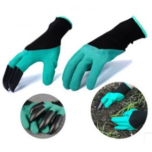 Gants de jardinage multi-outils avec doigts en griffe pour creuser et planter - Neuf