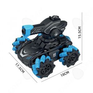 C Voiture t&eacute;l&eacute;command&eacute;e 18x17,5x15,5cm chars d'assaut t&eacute;l&eacute;command&eacute;s avec bombes &agrave; eau mod&egrave;les militaires multifonctionnels buggy - Neuf