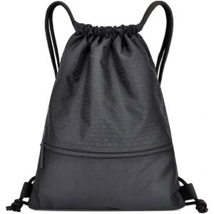 Sac À Cordon De Sport, Étanche Sac À Dos À Cordon Sac Tissu Sac Piscine Sac De Sport,Pour Homme,Femme,Plage, Vacances Scolaires, Randonnée, Voyage(40 * 47Cm) - Neuf