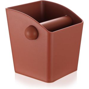 KAL-Récipient À Café Pour Porte-Filtre, Accessoires Pour Machine À Café Porte-Filtre, Boîte À Expresso Pour Conteneurs De Marc De Café, Boîte De Ramassage Barista Knock Box, Couleur Café - Neuf