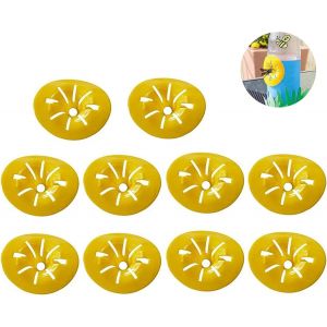 La Veste Jaune Des Pièges À Guêpes, Guêpe Jaune Piège Entonnoir Hornet Piège, Fruits De Guêpe Piège De Mouche Abeille-Volant En Forme De Pièges À Guêpes, Réutilisable Piège À Guêpes Abeille Piège - Neuf