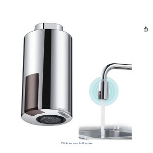 Adaptateur de robinet intelligent sans contact Yici pour cuisine et &eacute;vier, robinet intelligent automatique, filetage standard britannique - Neuf