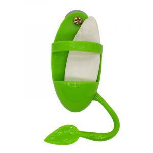 Support pour perchoir &agrave; oiseaux multifonctionnel, &eacute;tag&egrave;re pour os de seiche, rangement fruits et l&eacute;gumes, accessoire pour cage d'oiseau avec surface rugueuse pour grignoter et exercice des serres - Neuf