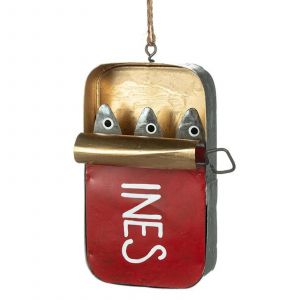 Bo&icirc;te De Sardines Excentriques Ornement Suspendu Durable &Eacute;l&eacute;gant Accessoires D&eacute;coratifs D&eacute;cor Nouveaut&eacute; Cadeau D'anniversaire Rouge - Neuf