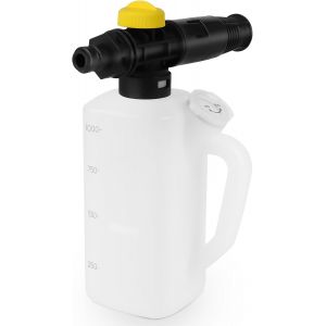 MEVRONISSHOP-Canon &agrave; Mousse pour Nilfisk Click&Clean,1L Pistolet &agrave; Mousse Bouteille avec Buse R&eacute;glable et Buse pour Shampoing,Lance Mousse Compatible avec Nilfisk Click&Clean - Neuf